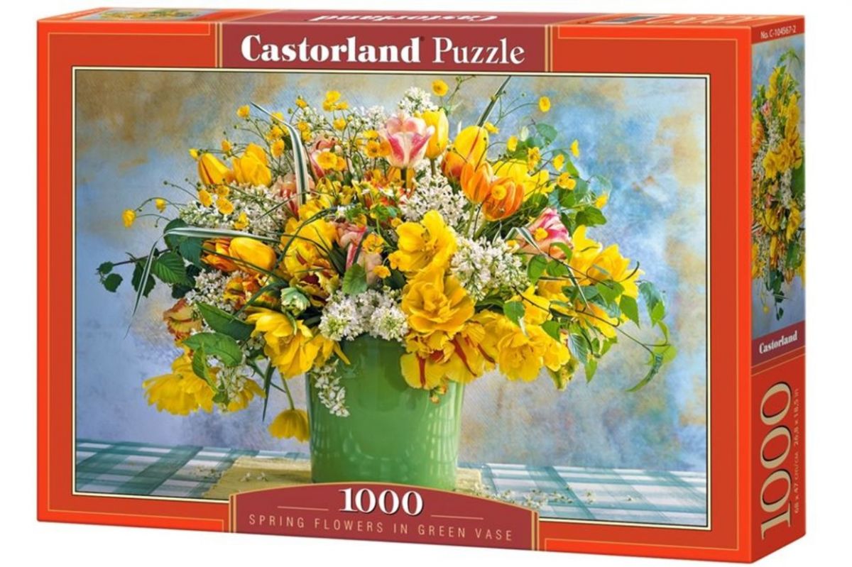 

Пазлы Весенние цветы в зеленой вазе 1000 элементов Castorland (C-104567) (141525)