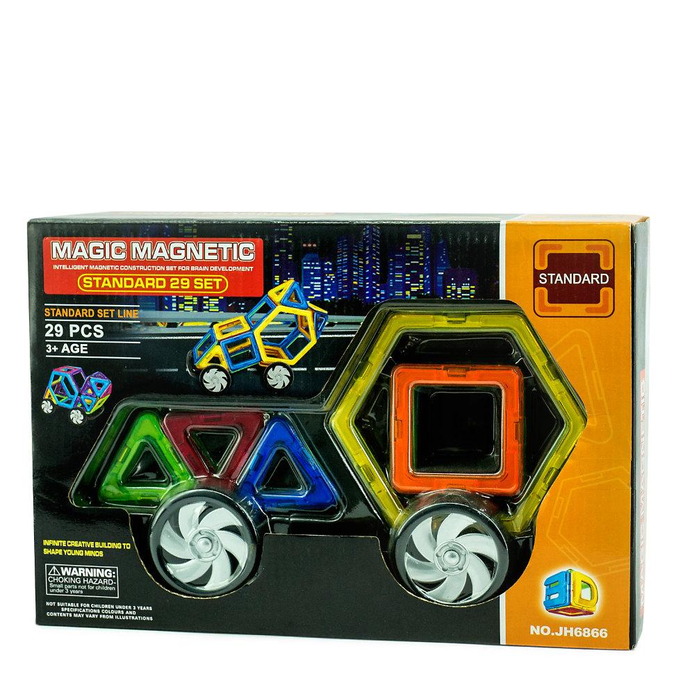 

Конструктор магнитный Magic Magnetic 29 деталей JH6866