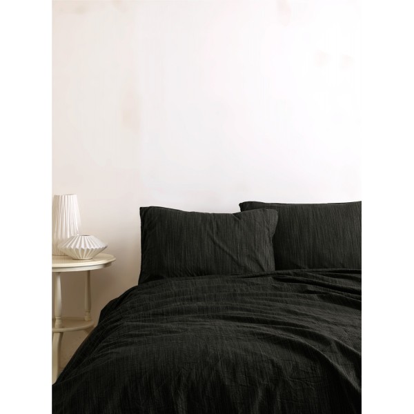 

Комплект постельного белья SoundSleep Masaik Stonewash Black евро