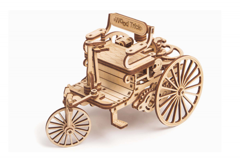 

Деревянный 3D конструктор Wood Trick Первый автомобиль 154 детали