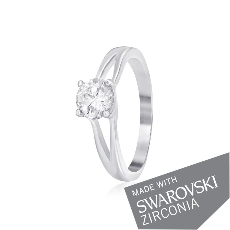 

Серебряное кольцо с цирконием Silvex925 SWAROVSKI ZIRCONIA К2С/492 - 17,5