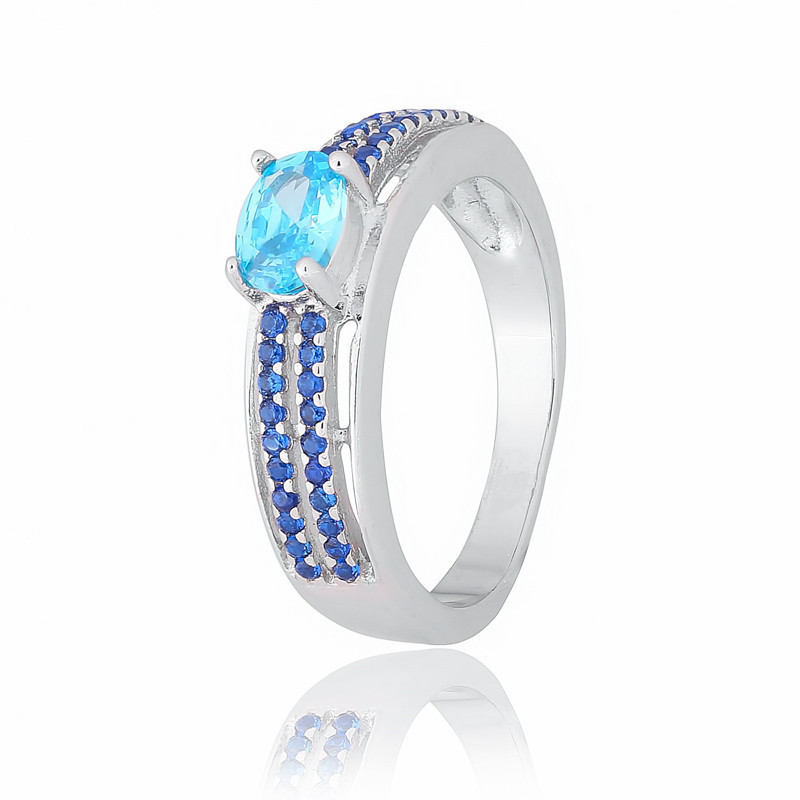 

Серебряное кольцо с фианитом Silvex925 КК2ФСТ/339 - 20,5