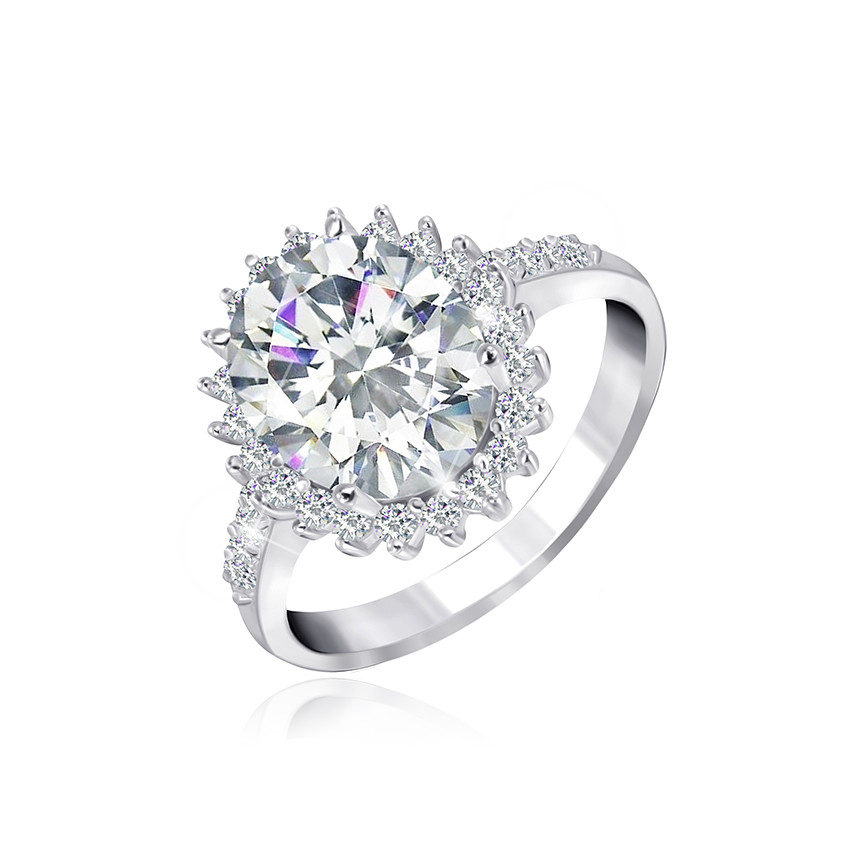 

Серебряное кольцо с фианитом Silvex925 КК2Ф/377 - 18