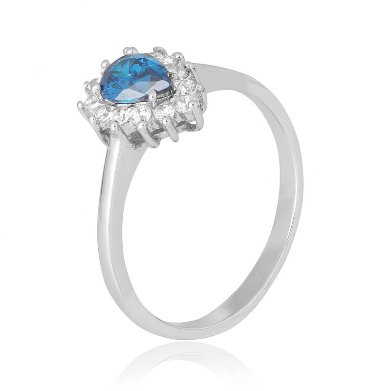 

Серебряное кольцо с фианитом Silvex925 КК2ФЛТ/383 - 17