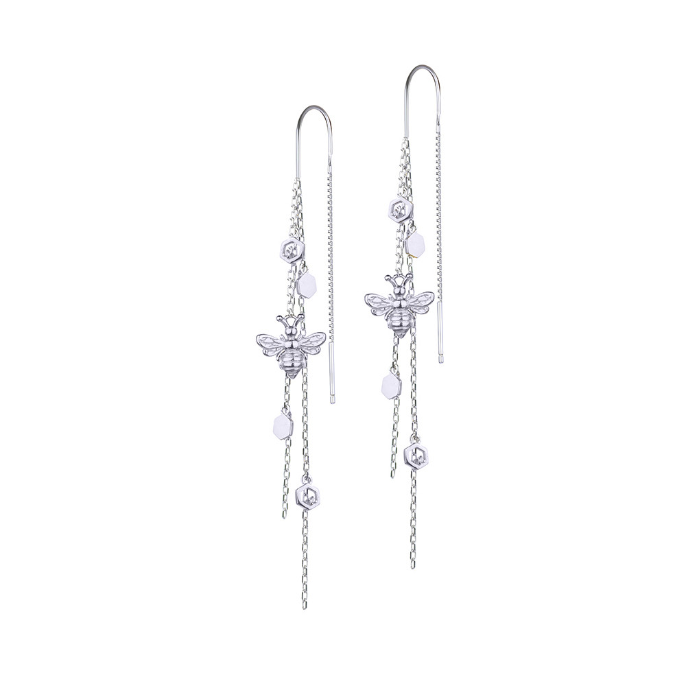 

Серебряные серьги Silvex925 "Пчёлы&Соты" С2/1244, протяжки