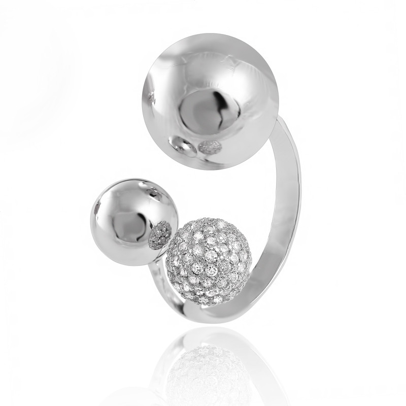 

Серебряное кольцо с фианитом Silvex925 К2Ф/815 - 15