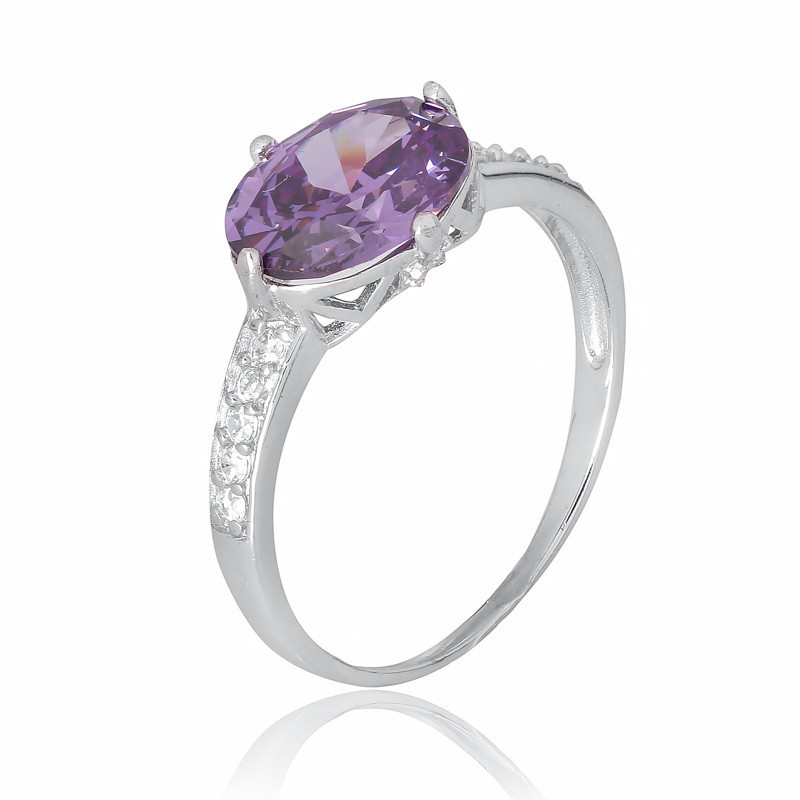 

Серебряное кольцо с фианитом Silvex925 КК2ФА/370 - 19,5