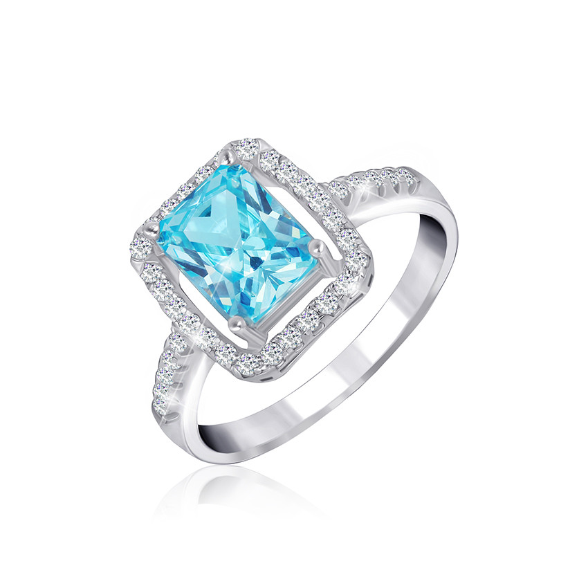 

Серебряное кольцо с фианитом Silvex925 КК2ФТ/430 - 18