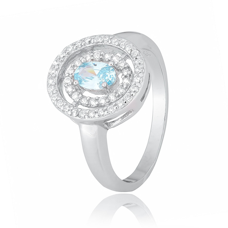 

Серебряное кольцо с фианитом Silvex925 КК2ФТ/436 - 19