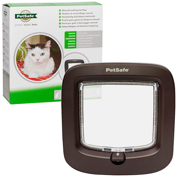 

Дверцы с механическим замком для котов до 7 кг PetSafe Staywell Manual-Locking Cat Flap