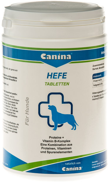 

Комплекс с энзимами, амино кислотами, витаминами Canina Hefe 800 г 992 таблетки (4027565130016)