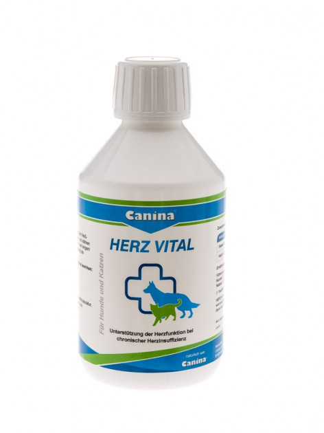 

Профилактика заболеваний и поддержка сердца собак и котов Canina Herz-Vital 250 мл