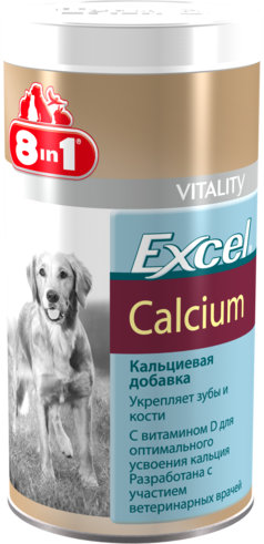 

Кальций 8in1 Excel Calcium для собак таблетки 155 шт