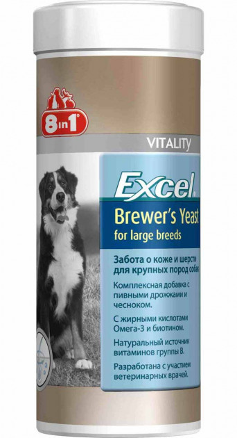 

Пивные дрожжи бреверс эксель Excel Brewer’s Yeast 80 таб 8 in 1 BGL-IN-03