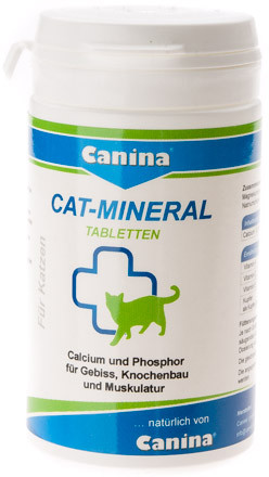 

Поливитаминный комплекс Canina Cat-Mineral Tabs 150 г / 300 таблеток (4027565220939)