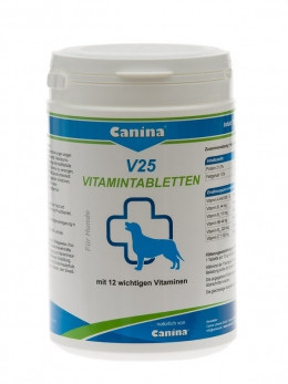 

V 25 Canina поливитаминный комплекс для щенков 210 таблеток / 700 гр