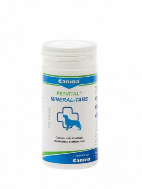 

Витаминно-минеральный комплекс Canina Petvital Mineral Tabs для собак 50 таблеток