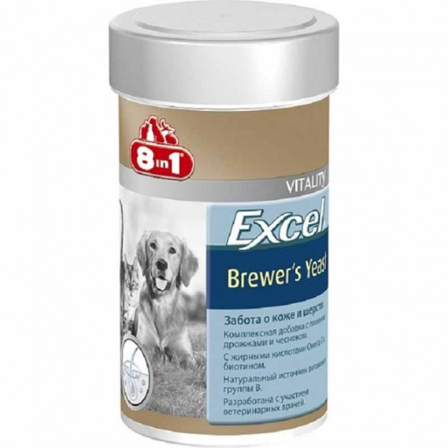 

Пивные дрожжи бреверс эксель Excel Brewer’s Yeast 1430 таб 8 in 1 BGL-IN-05