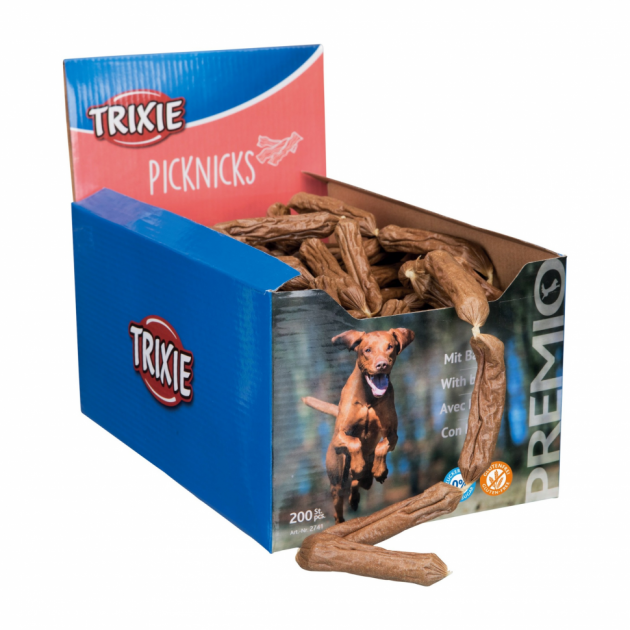 

Лакомство для собак Trixie сосиски бекон 200 шт