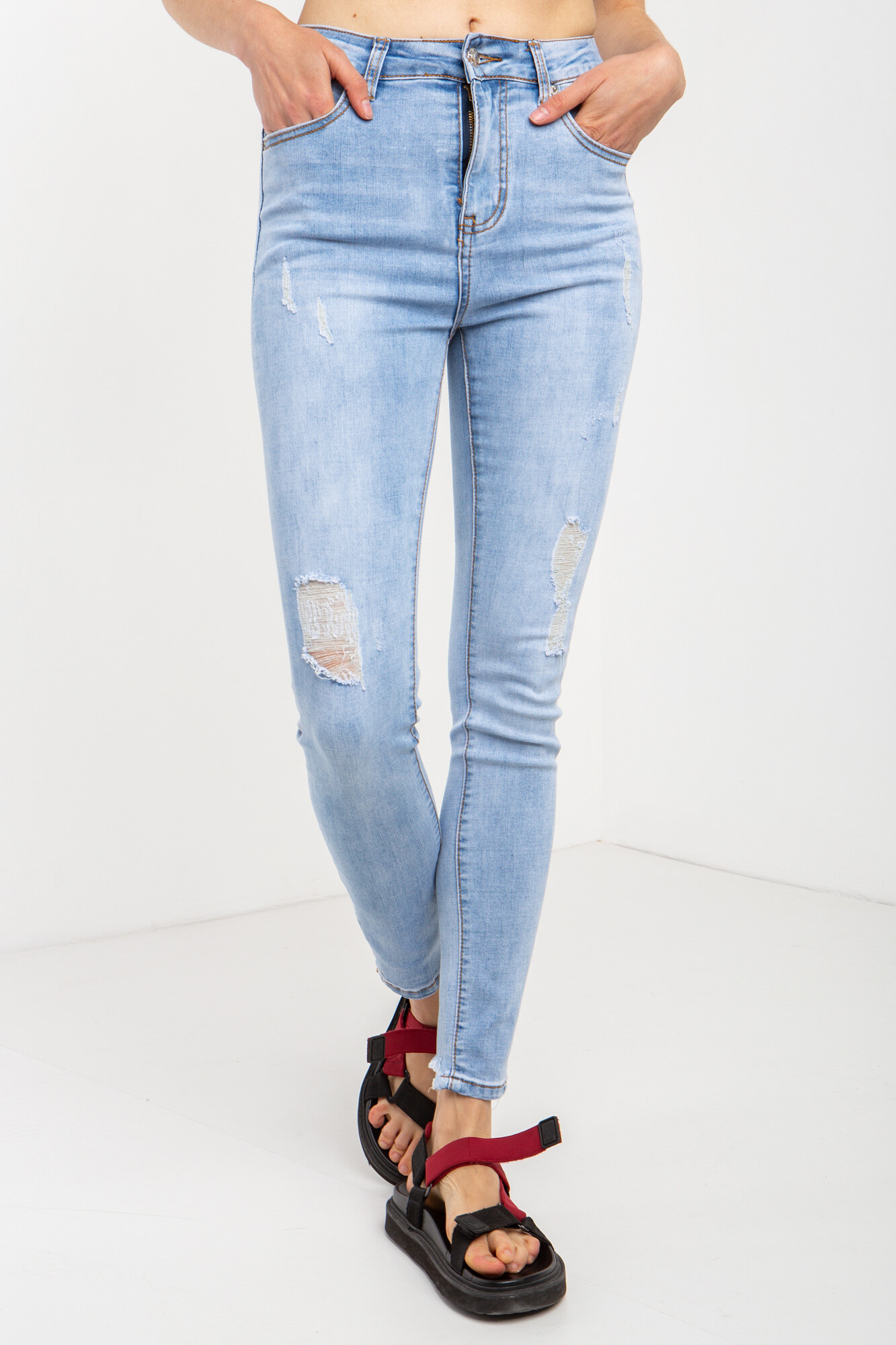 

Джинсы Denim с царапками 29 Синий