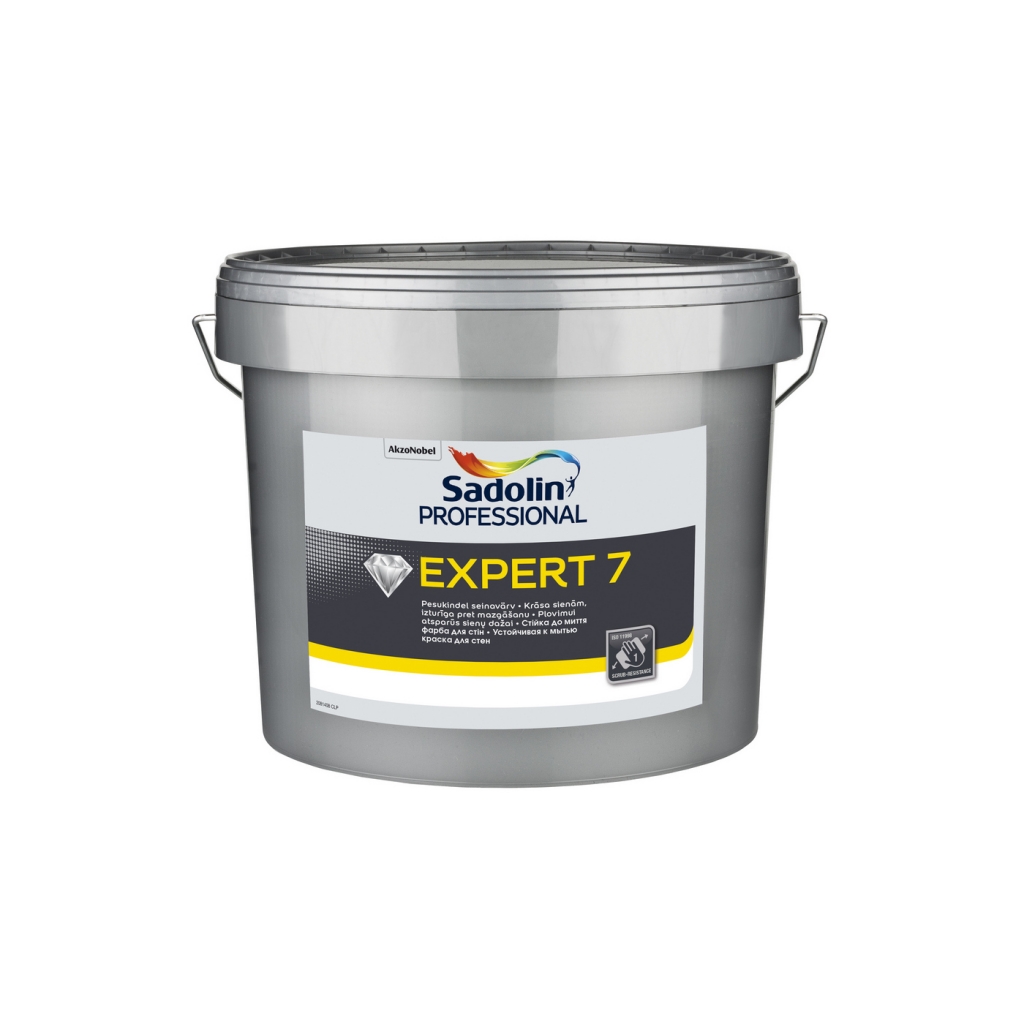 

Матовая краска Sadolin Expert 7 белый BW, база BC, BM База (BM) 9,5 литров