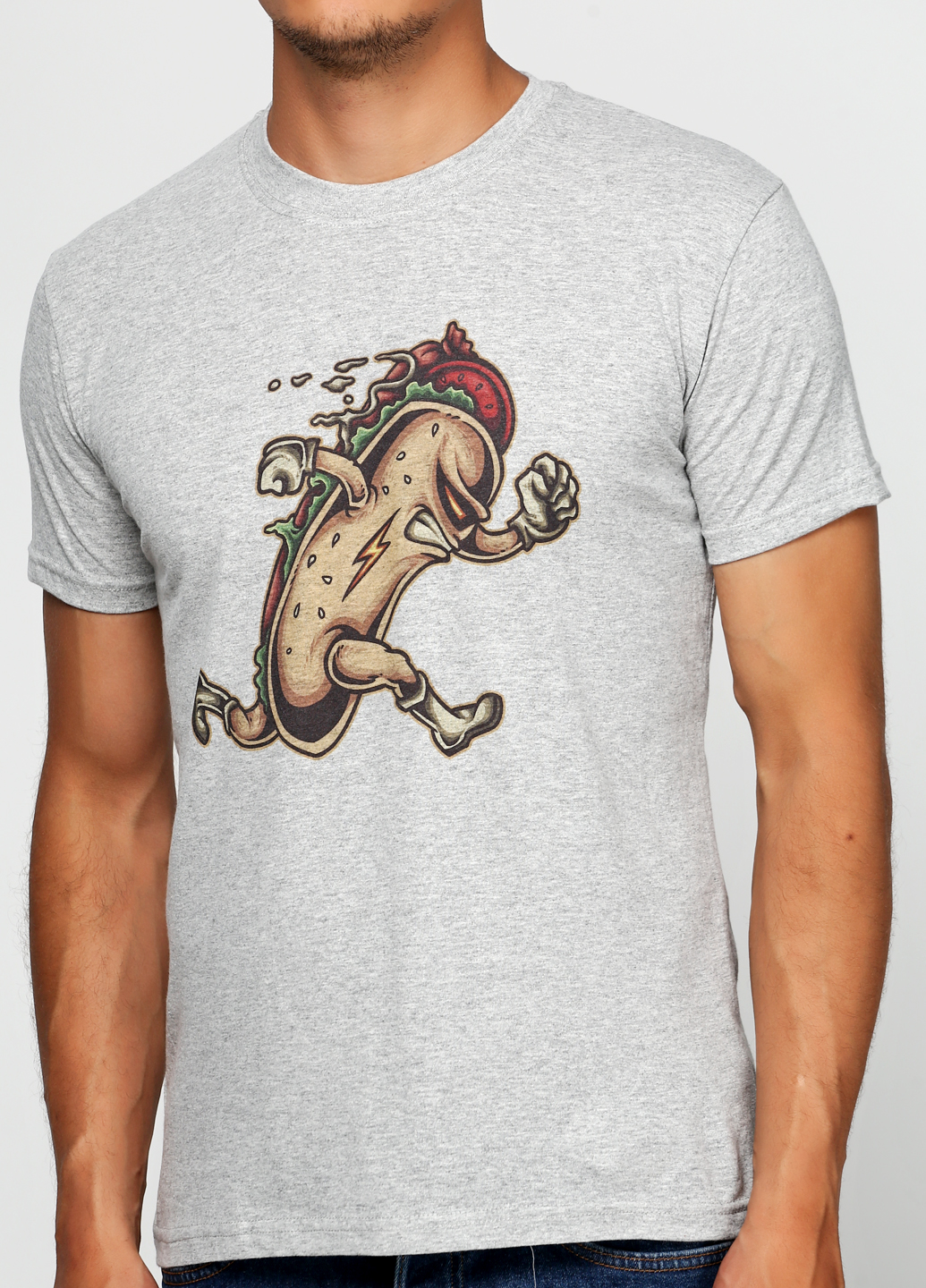 

Мужская футболка с принтом Hot dog hero Manatki Меланж, Мужская футболка с принтом Hot dog hero Manatki Меланж S