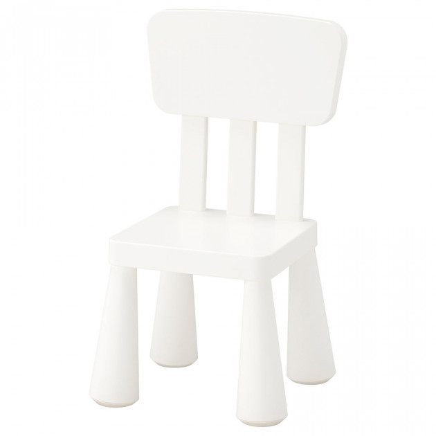 

Детский стул IKEA MAMMUT белый 403.653.71