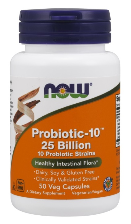 

Специальный продукт NOW Probiotic-10 25 Billion Veg Capsules 50 кап (4384301407)