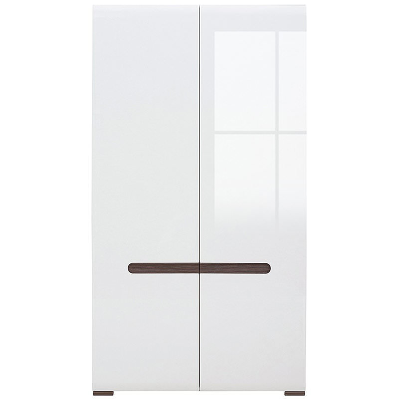 

Платяной шкаф BRW (Black Red White) Ацтека SZF2D/19/11 Белый глянец / Белый