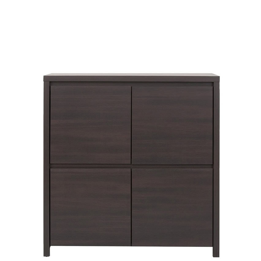 

Шкафчик с полками BRW (Black Red White) Каспиан KOM 4D Дуб венге
