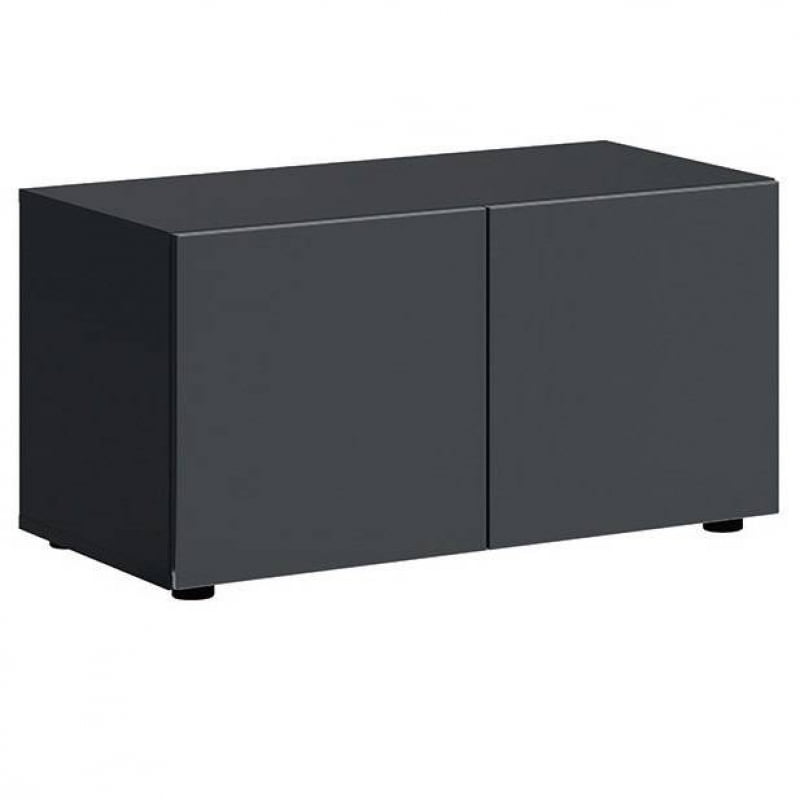 

Тумба ТВ Moko Black Red White 80х42x42 (S258-RTV2D/4/8) 006579