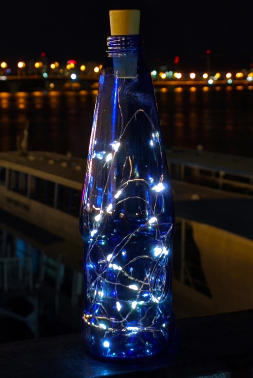 

Светильник - Светящая бутылка Light Bottle Blue
