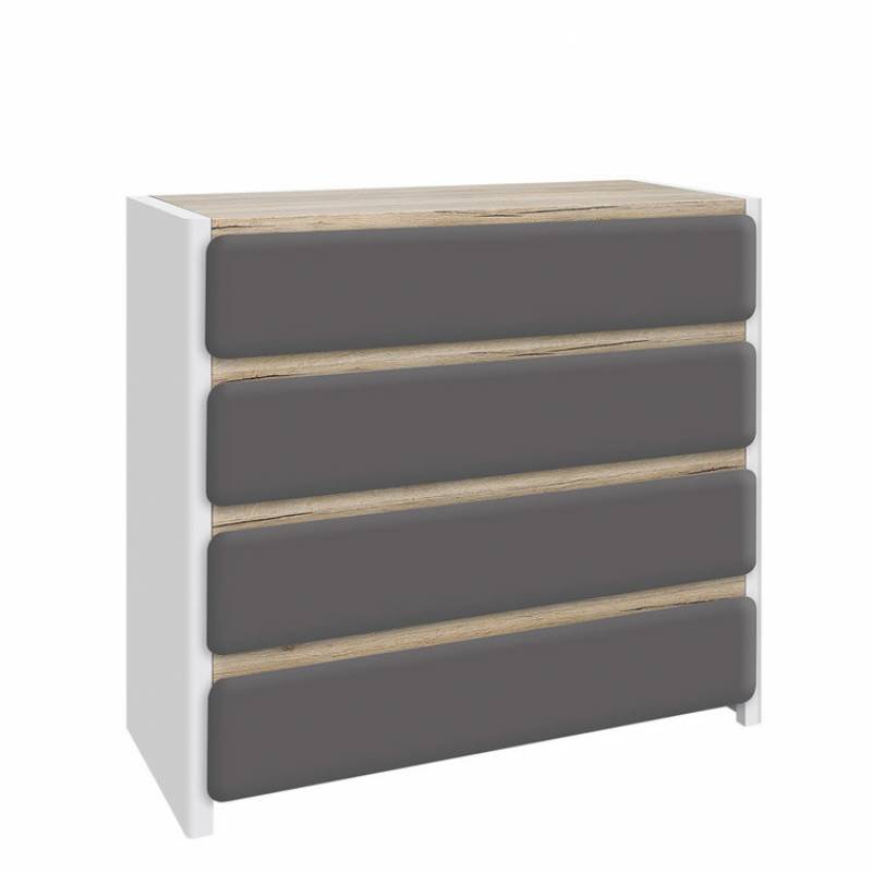 

Комод Possi Black Red White 95х91x42 035143