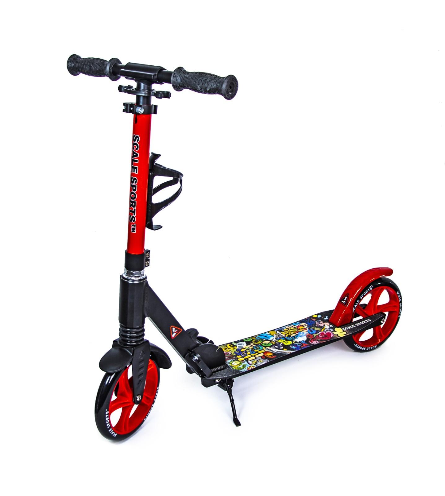 

Самокат Scooter Scale Sports SS-15 с флягодержателем Красный
