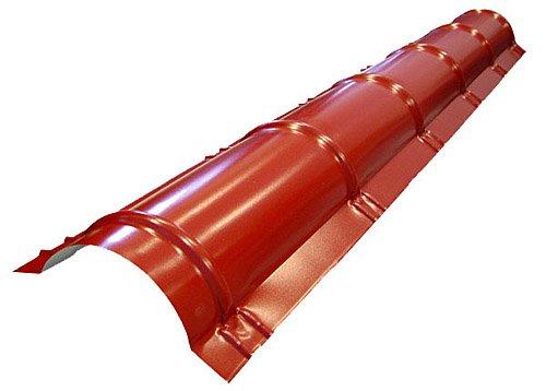 

Конек круглый малый SSAB 2000 мм Purex 750 кирпичный (ПФ-18077)