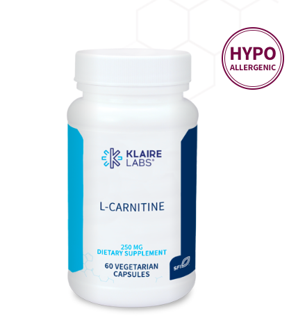 

БАД Klaire Labs L-CARNITINE 250 мг 60 капсул