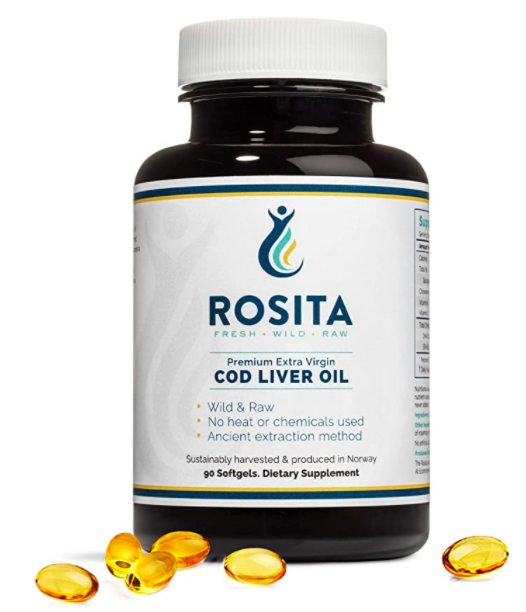 

Масло печени трески Rosita Extra Virgin Cod Liver Oil капсулы 90 шт