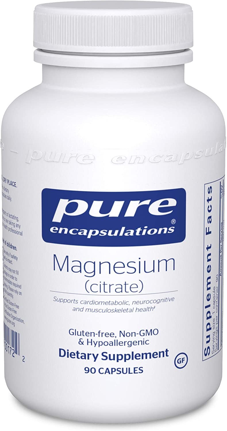 

Пищевая добавка Pure Encapsulations Magnesium citrate / Магний Цитрат 90 капсул