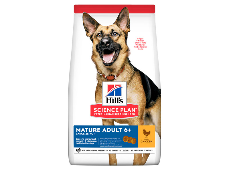 

Сухой корм для собак Hill's Science Plan Canine Mature Adult 6+ Large Chicken 14 кг