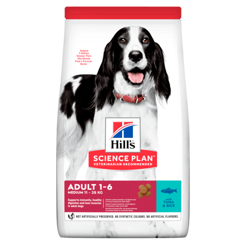 

Сухой корм для собак Hill's Science Plan Canine Adult Medium Tuna & Rice 12 кг