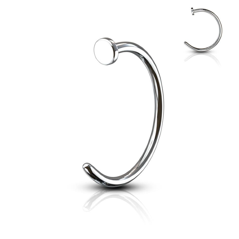 

Полукольцо для пирсинга носа PiercedFish NOCP из стали (1 мм, диаметр 10 мм)