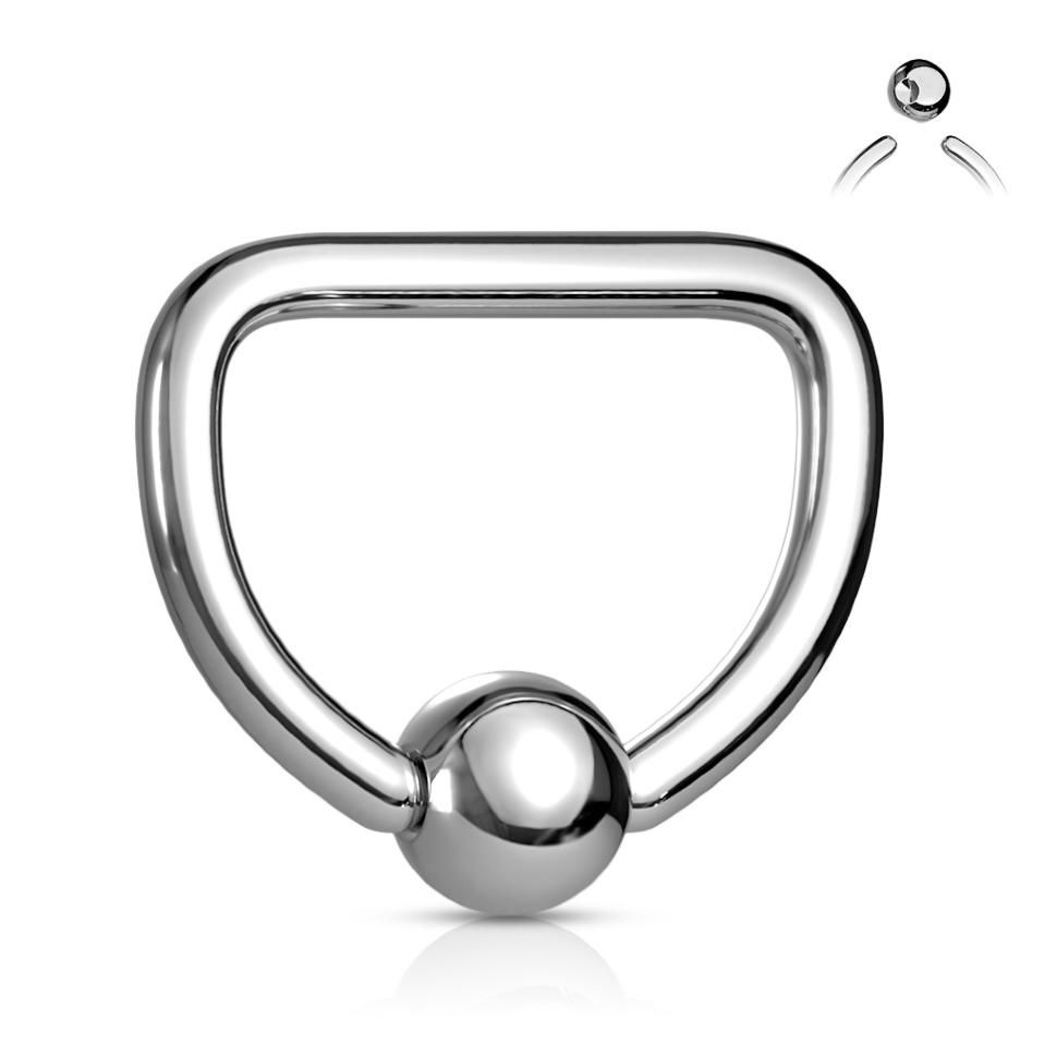 

Серьга из стали PiercedFish RSD для пирсинга септума и хеликса (Длина штанги 10 мм, толщина штанги 1 мм, размер шарика 3 мм)