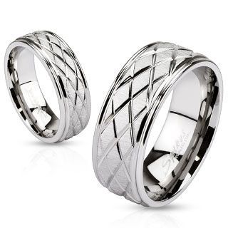 

Кольцо из стали Spikes R-M2621 (Размер 13 (наш 22,3), ширина 8 мм)