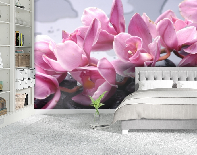 

Фотообои бумажные гладь, Цветы, 200x310см. (fo01inB_fl12917)