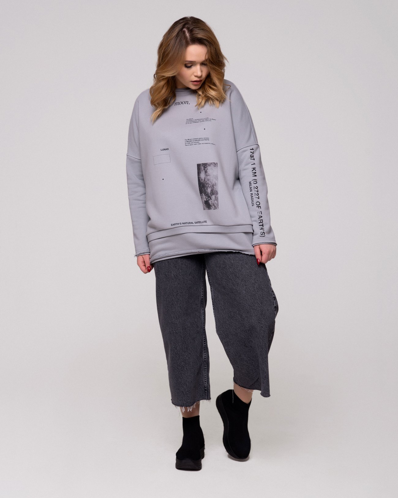 

Свитшот Hoody Stories 018-022-168 Светлый грэй S