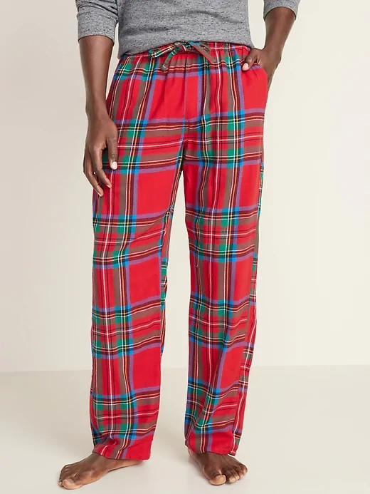 

Мужские фланелевые штаны в клетку Old Navy art795287 (Красный, размер S)