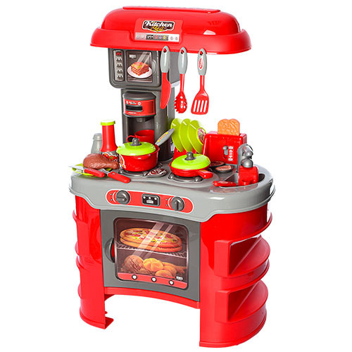 

Детская игрушечная кухня Limo Toy 45,5х69х26,5 см (det0002798) Красный