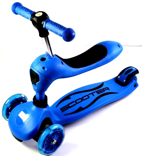 

Самокат-трансформер 2in1 Scale Sports 55х25х70 см Синий 000121077