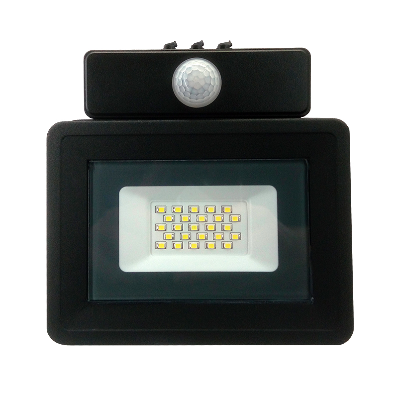 

Прожектор с датчиком LED S5 20W 6200К BIOM 15х15х3,5 см (osv0000499) Черный