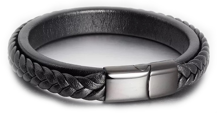 

Браслет Мужской Кожаный Kaylo Fabian Black 21 см (vs-527-21)